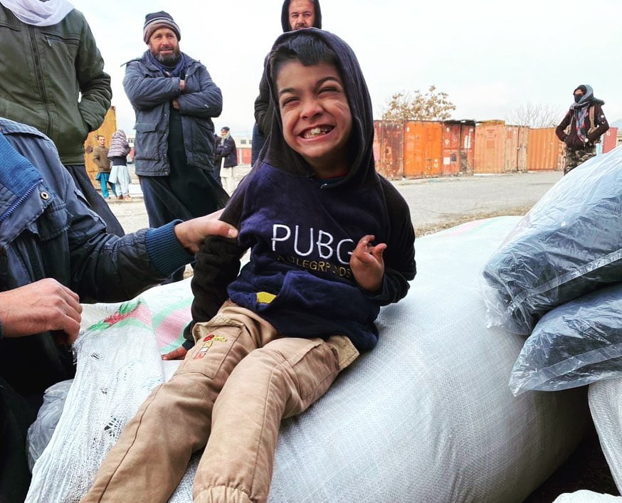Humanitarian Aid. Kabul , Afghanistan