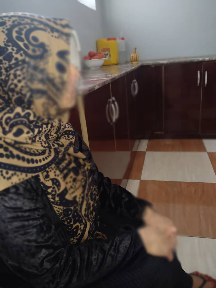 Sayma one of the widowed women in Afghanistan
